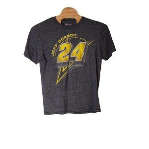 Chase Authentic Jeff Gordon #24 Tee‎ Shirt Gray Size L/XL Men's